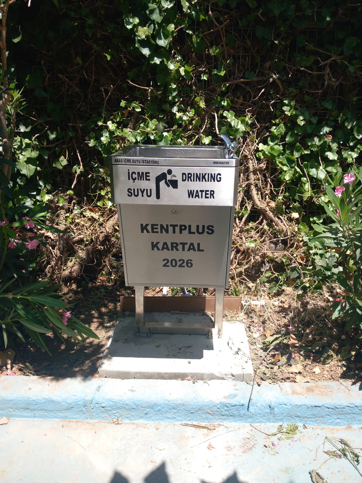 Kentplus Kartal tatil sitesinde içme suyu hizmeti desteği sağlandı